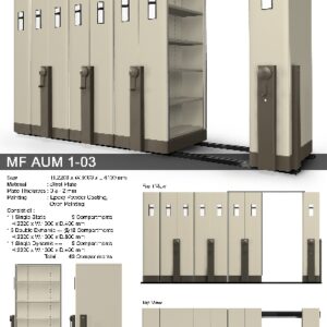 Mobile File Alba Mekanik MF AUM 1-03 B ( 40 Compartments )