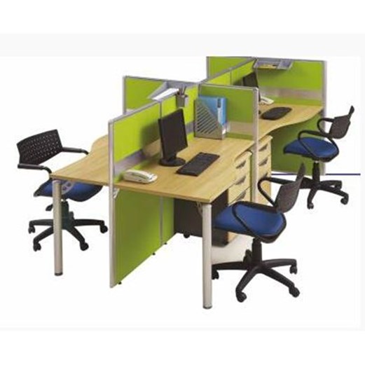 Partisi Kantor Modera 3.4 WS 4 staff