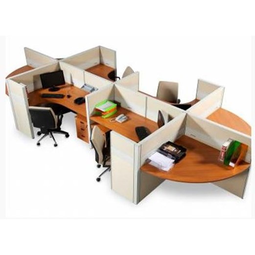 Partisi Kantor Modera 6.4 WS 4 Staff