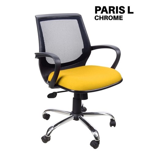 Kursi Kantor Staff Uno Paris L Chrome (Oscar/Fabric)