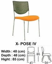 Kursi Susun Indachi X-Pose IV